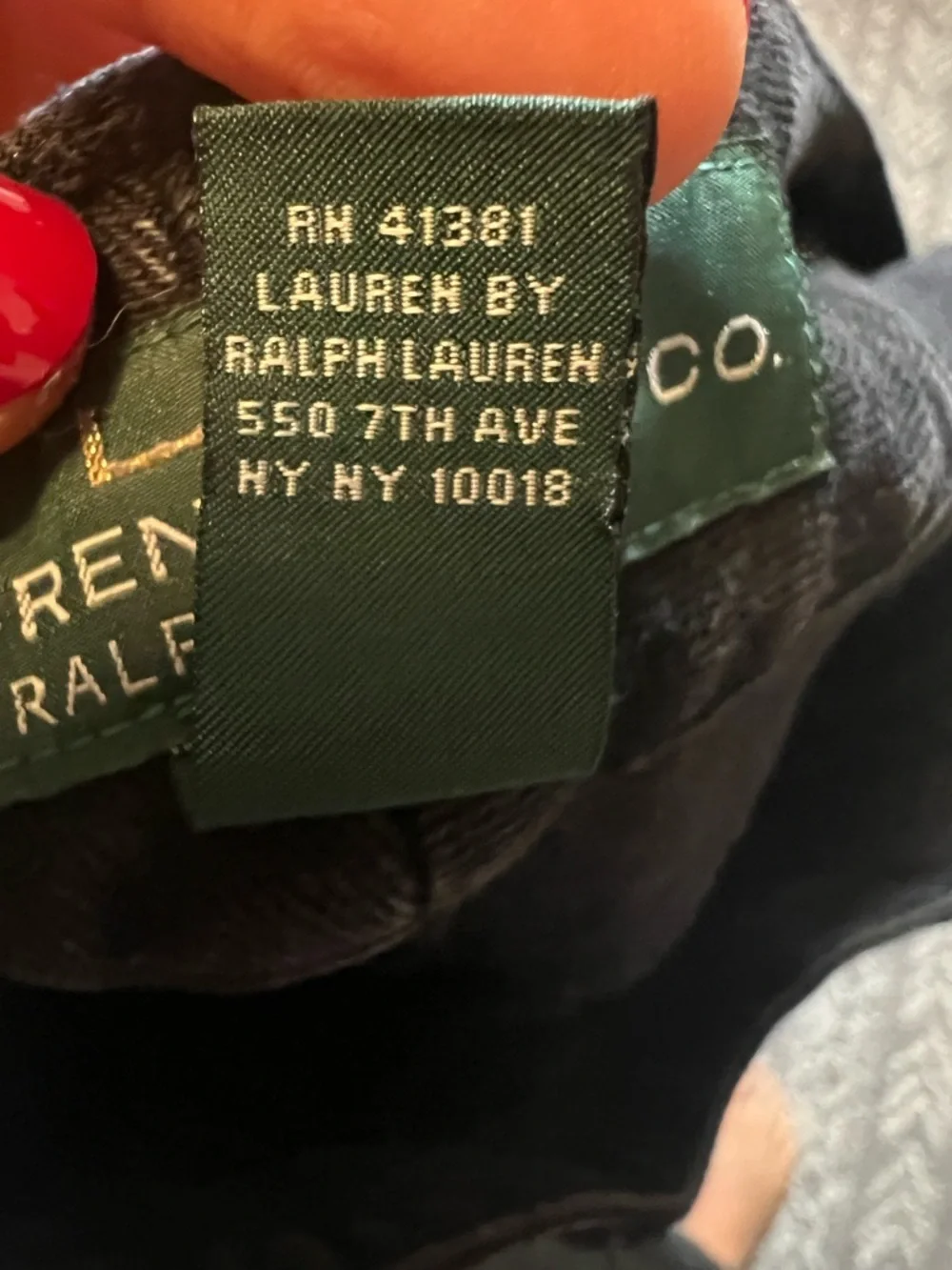Lauren Ralph Lauren Women’s Straight-Leg Jeans in Black size 8 (B122)